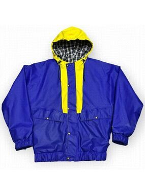 Helly Hansen Vintage 90s Waterproof Rain Coat - Womens Small